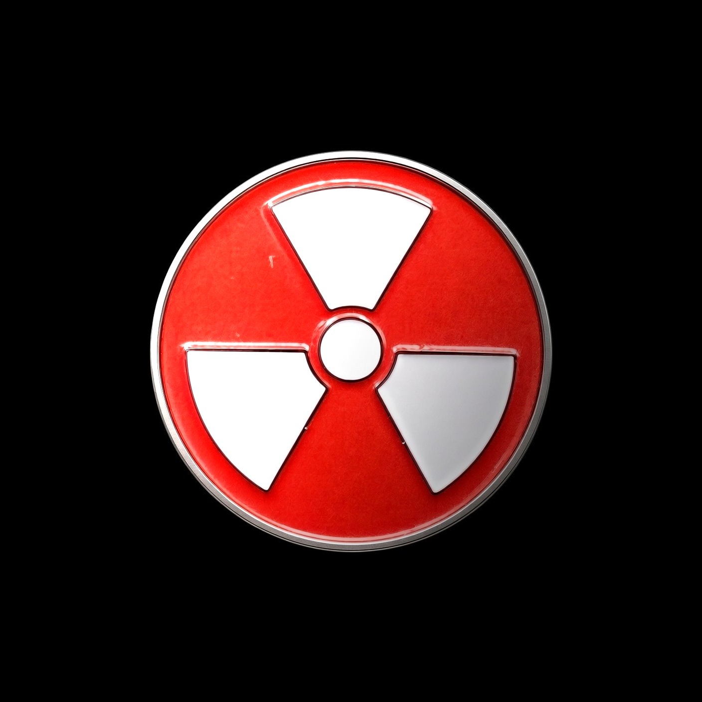 Marker 9 – Hazard sign 25mm golf ball marker